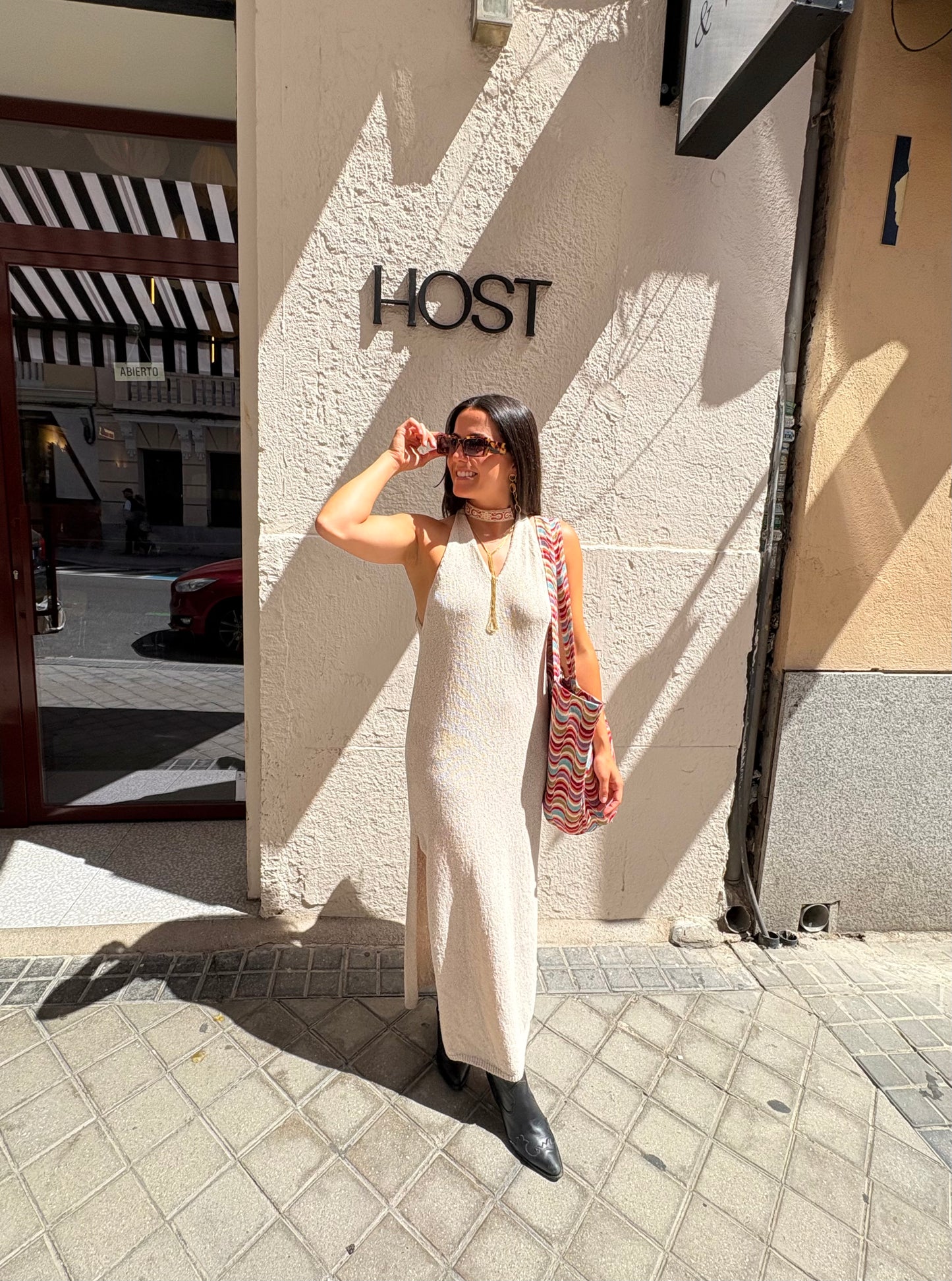 VESTIDO LARGO PUNTO