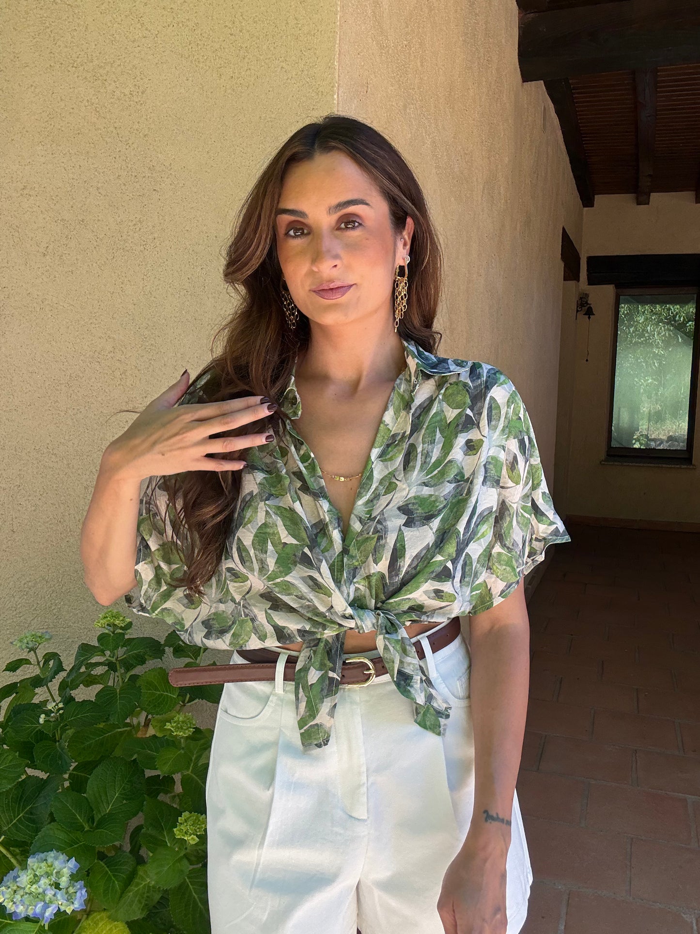 BLUSA CON BOTONES