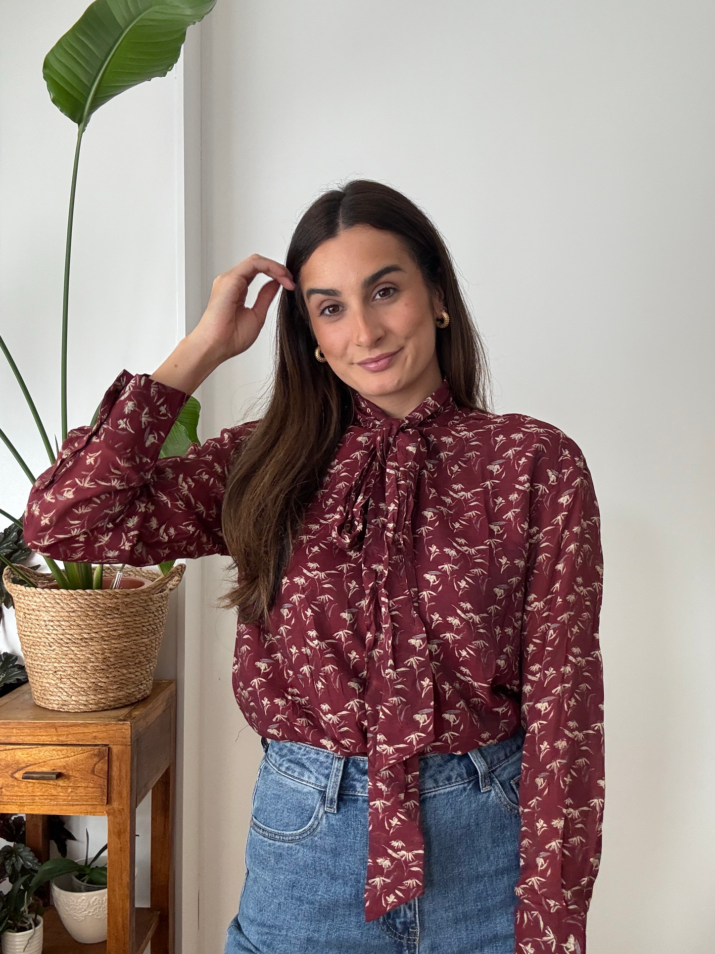 BLUSA ESTAMPADA LAZO