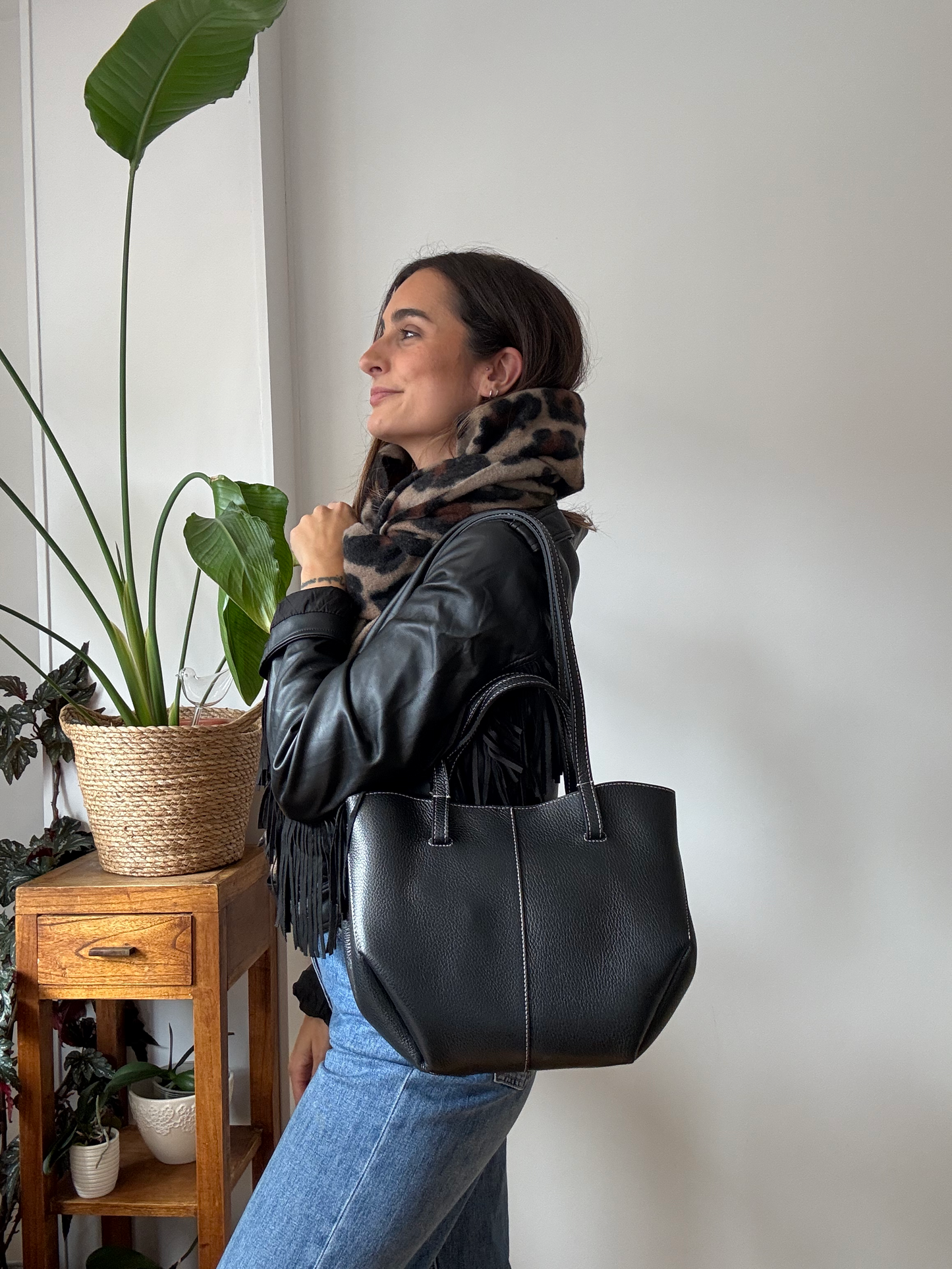 BOLSO SHOPPER PIEL PEQUEÑO
