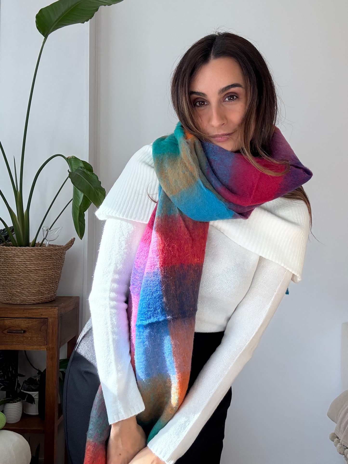 BUFANDA MULTICOLOR XL