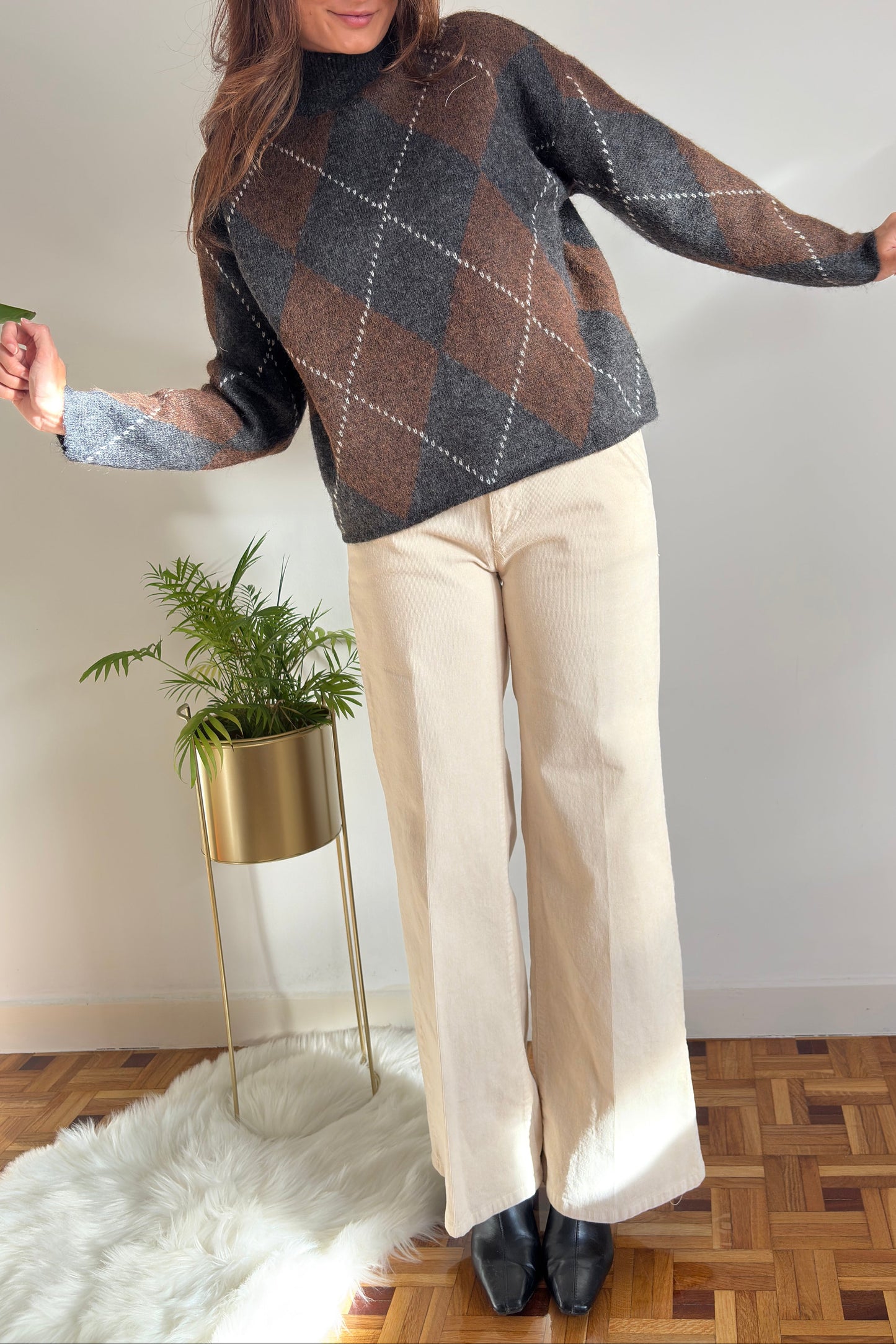 PANTALÓN PANA FLARE