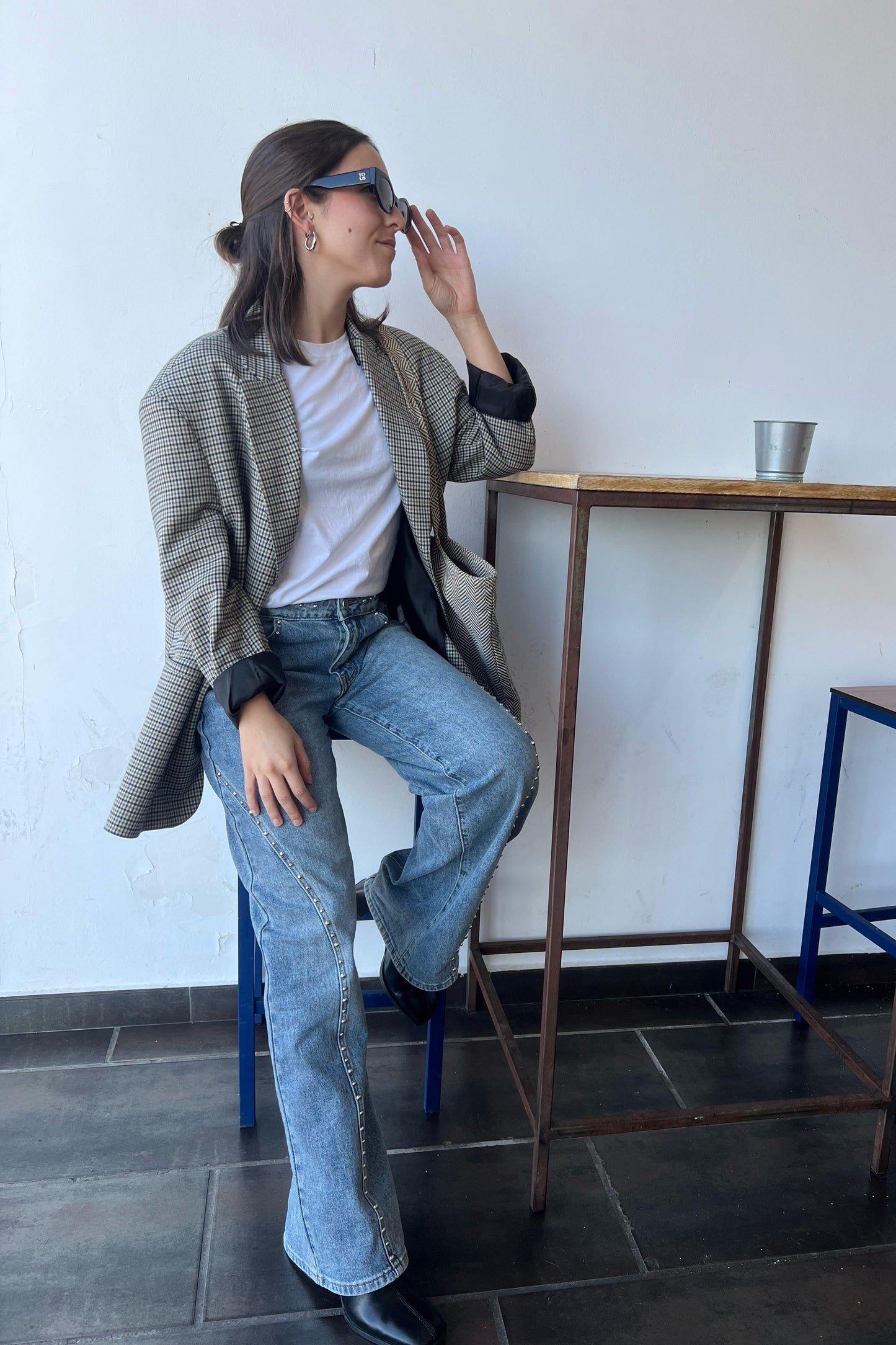 JEANS WIDE LEG TACHAS