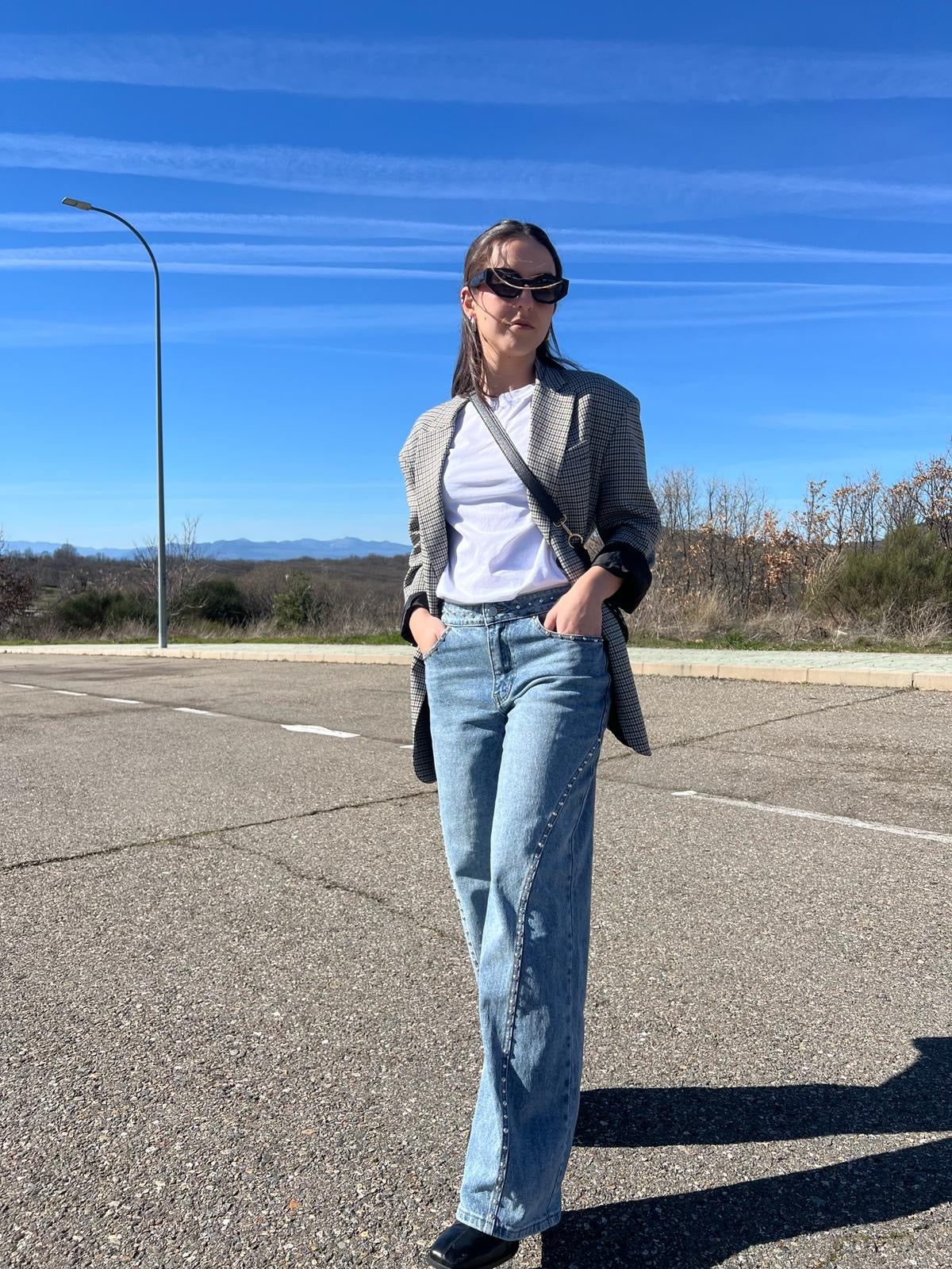 JEANS WIDE LEG TACHAS