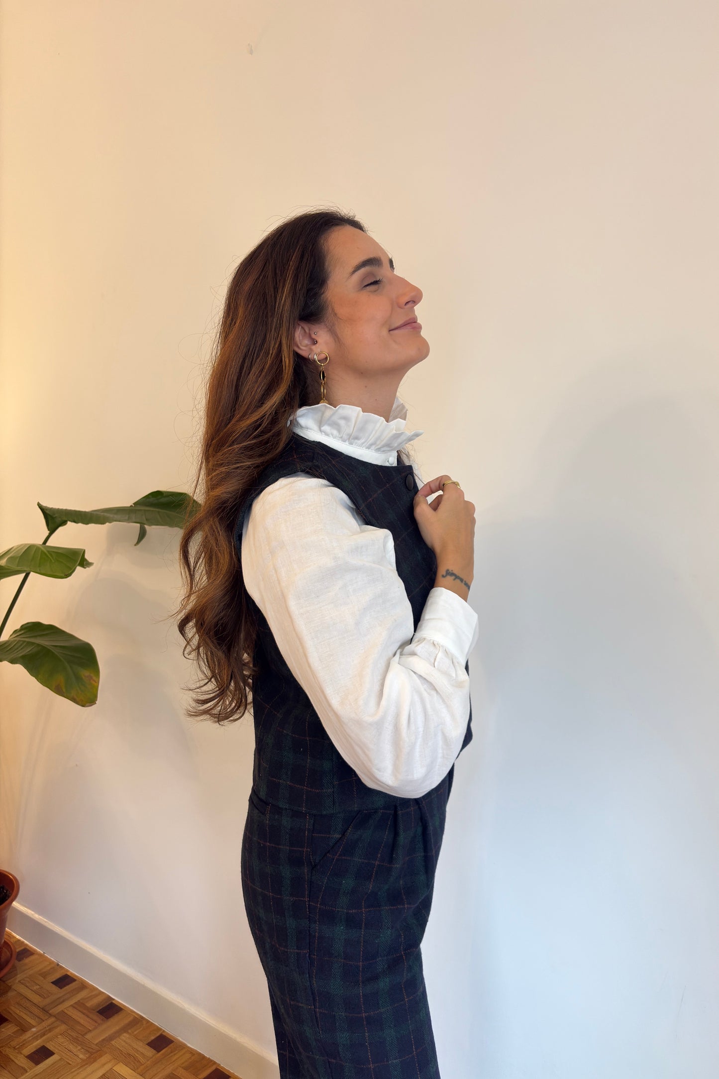 CHALECO SASTRE CUADROS