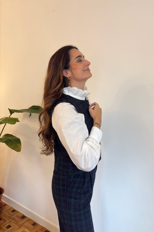 CHALECO SASTRE CUADROS