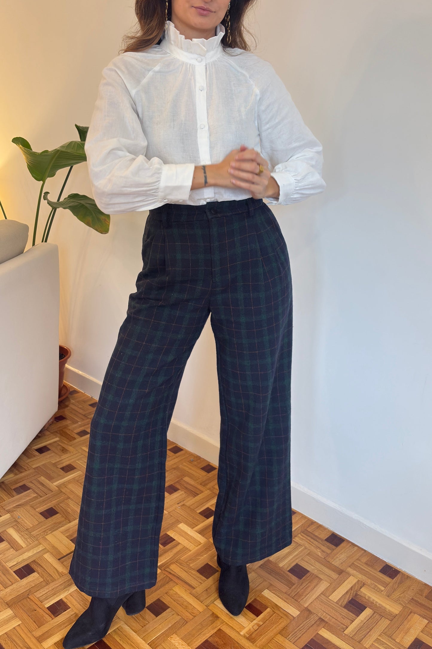 PANTALÓN TRAJE CUADROS