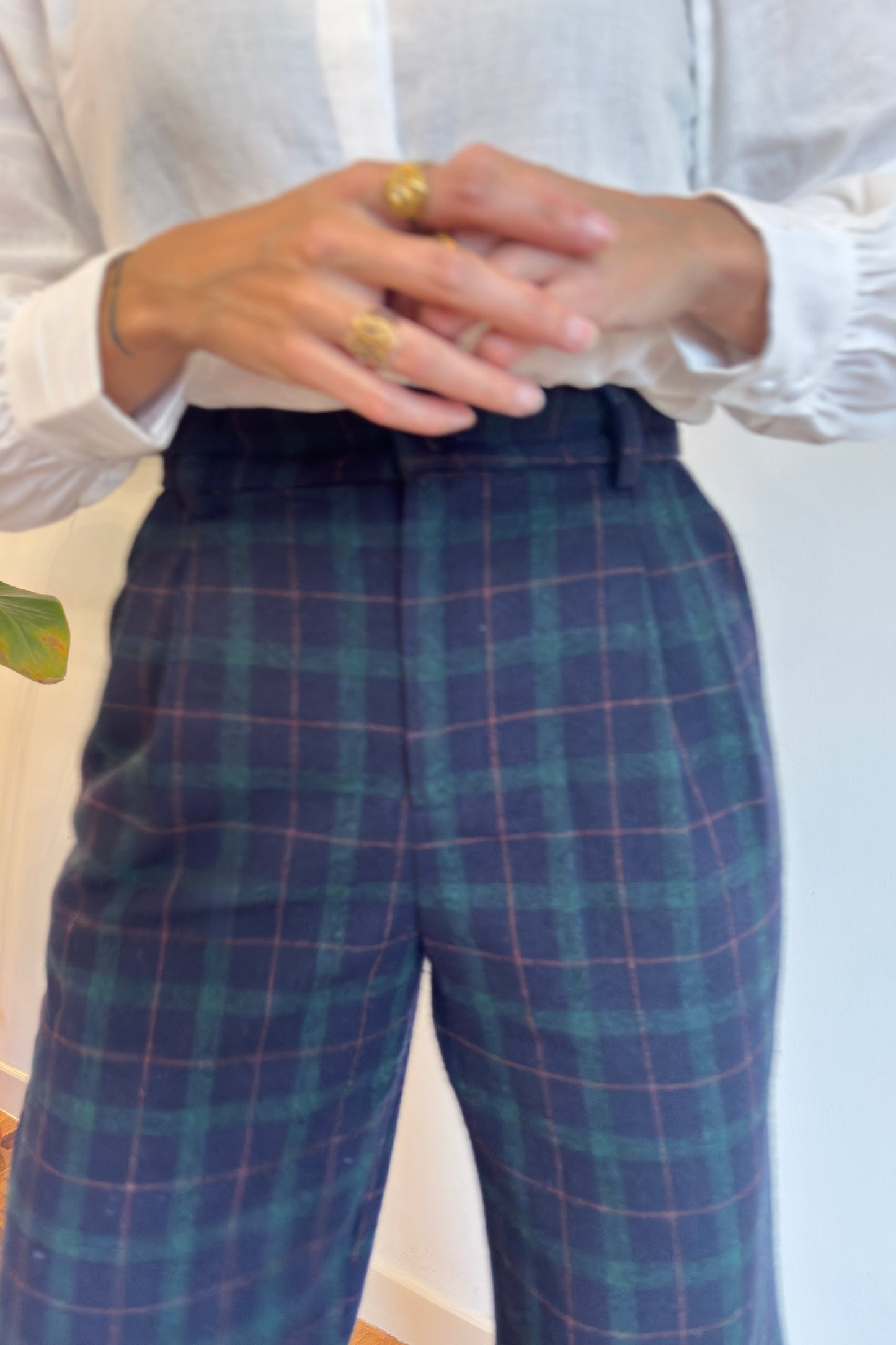 PANTALÓN TRAJE CUADROS
