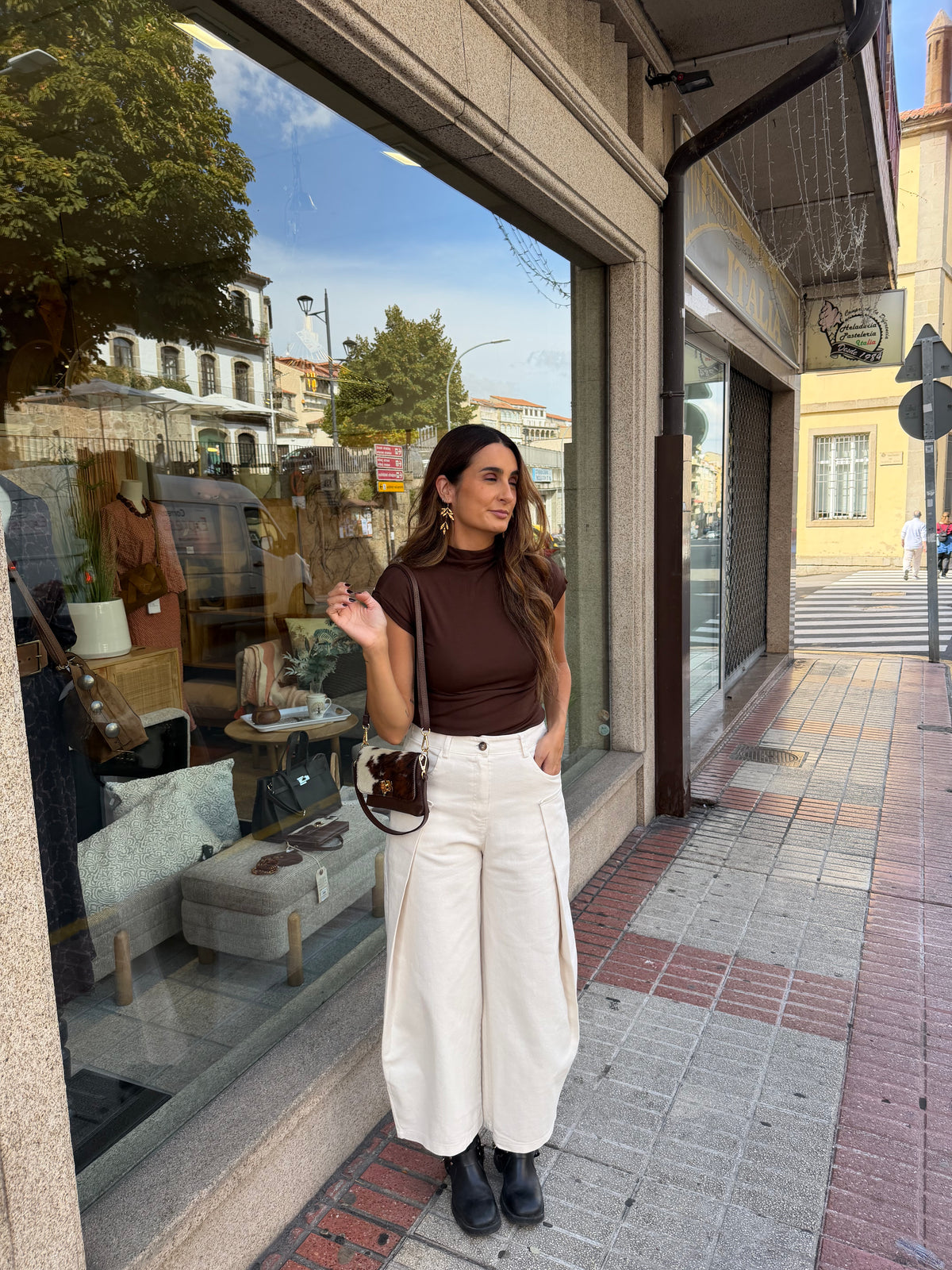 JEANS BALLOOM CRUDO