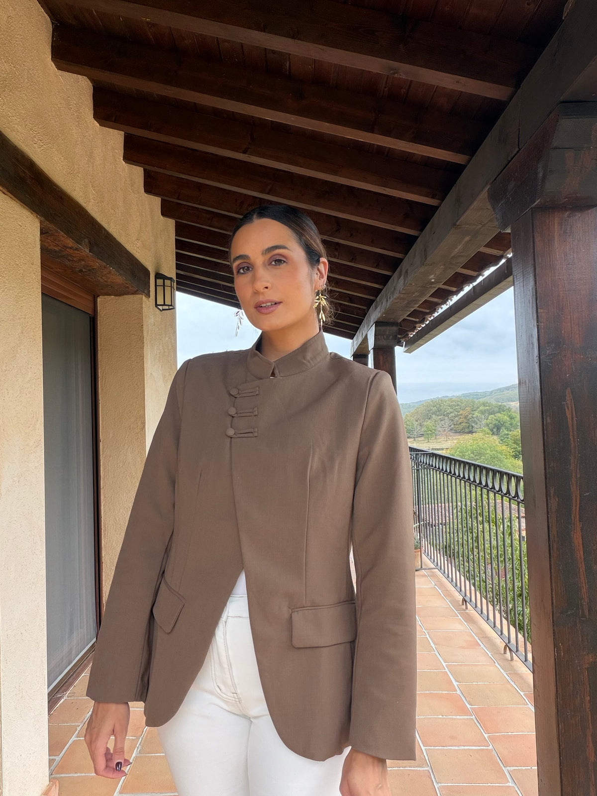 BLAZER MARRÓN
