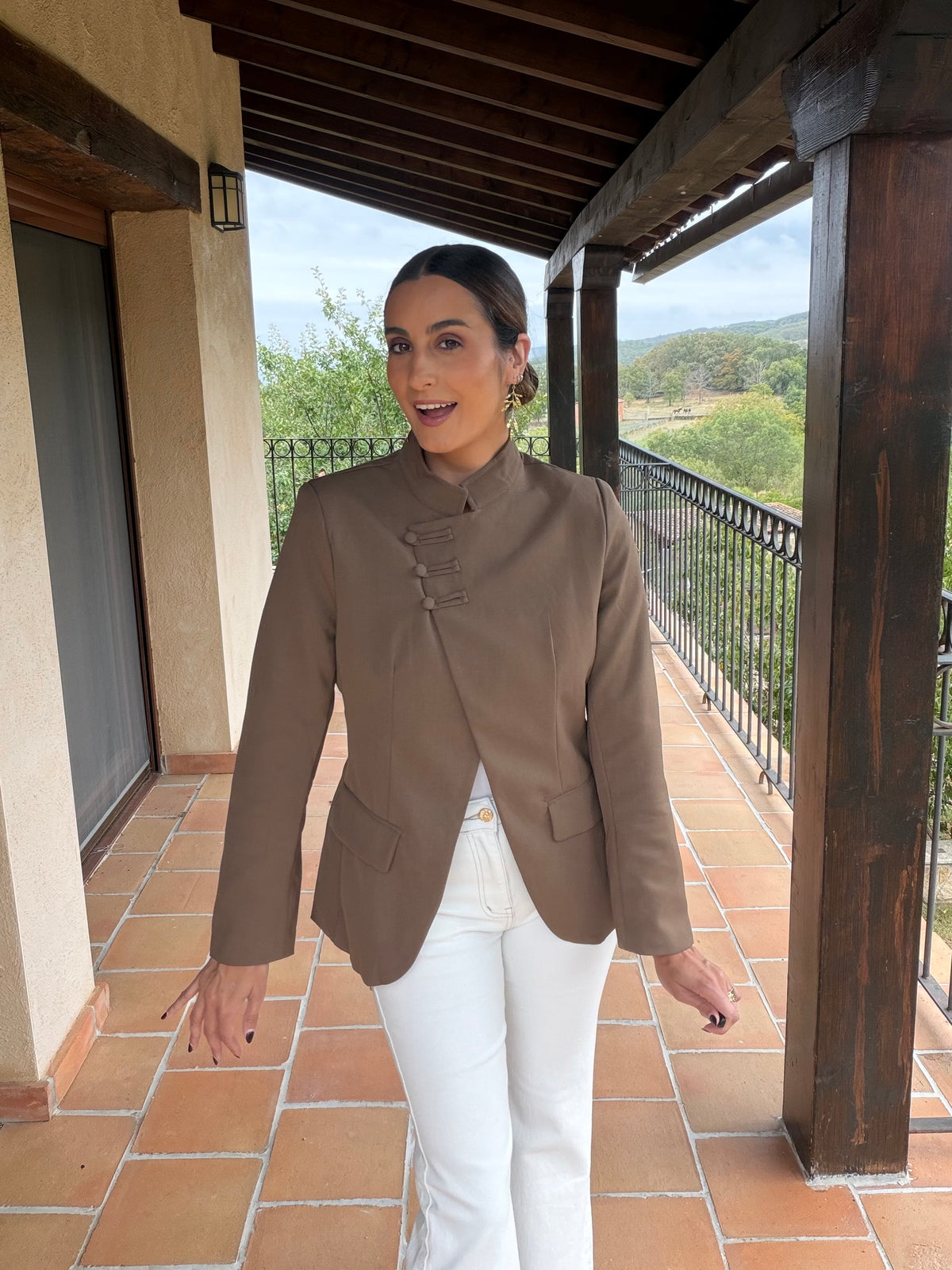 BLAZER MARRÓN