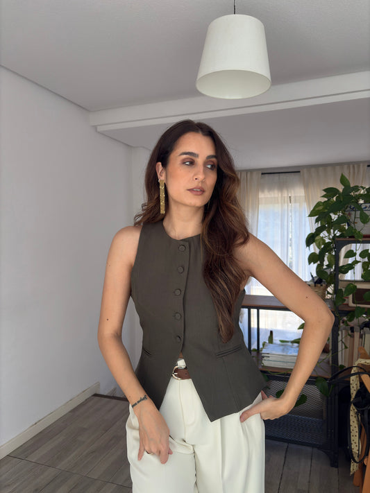 CHALECO VERDE MILITAR