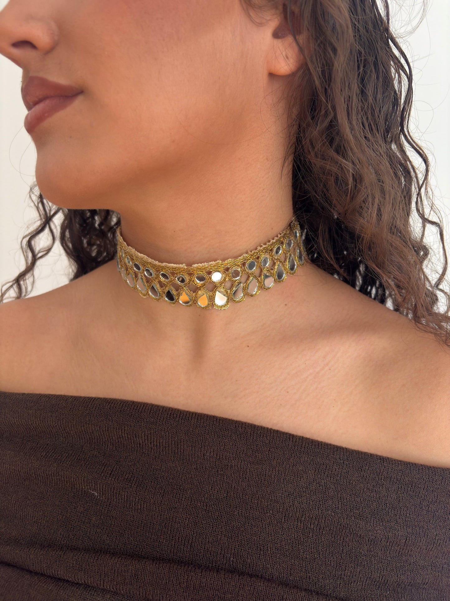 CHOKER ARTESANAL DORADO