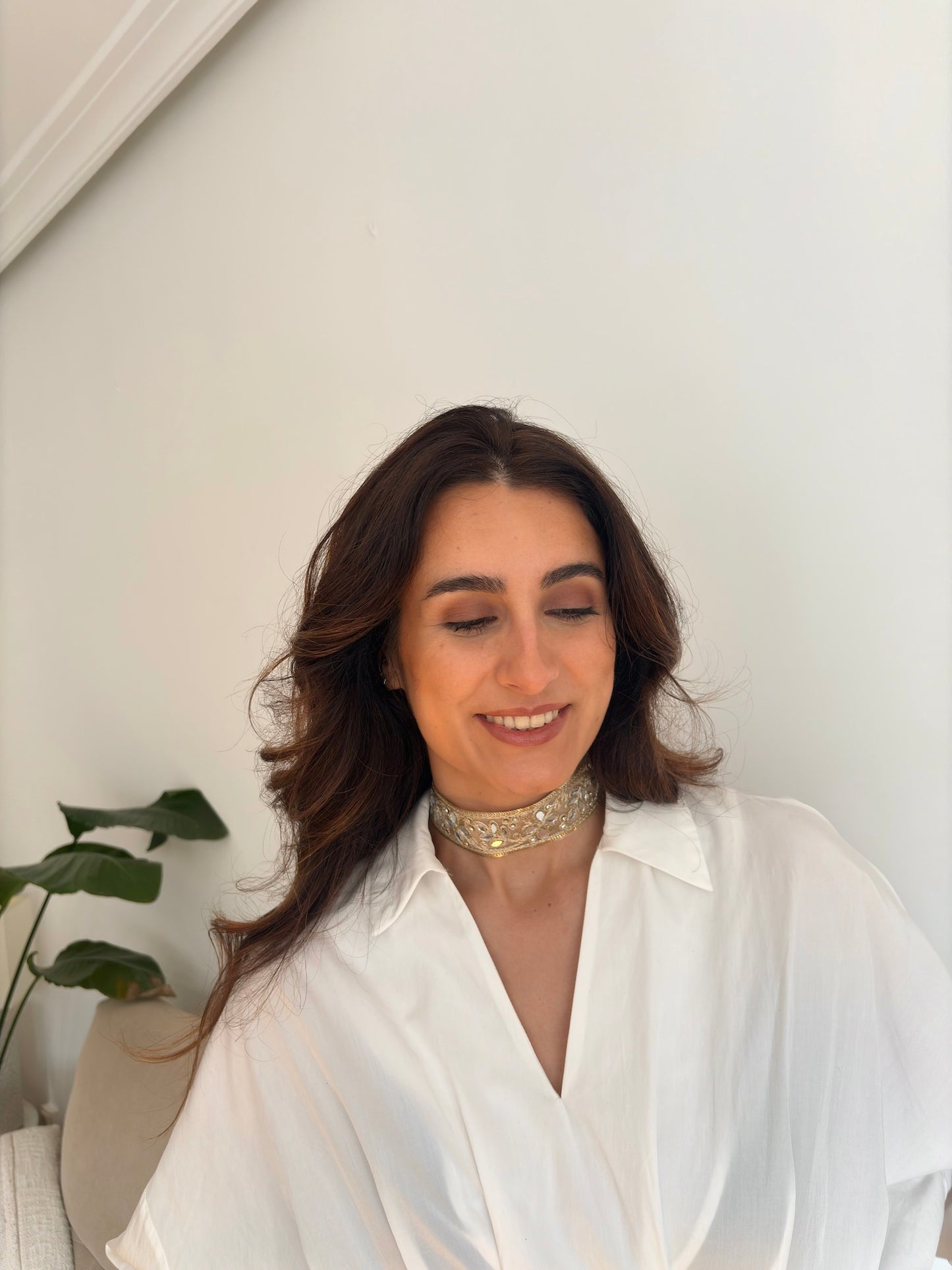 CHOKER ARTESANAL DORADO