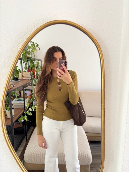 CAMISETA MANGA LARGA BOTONES