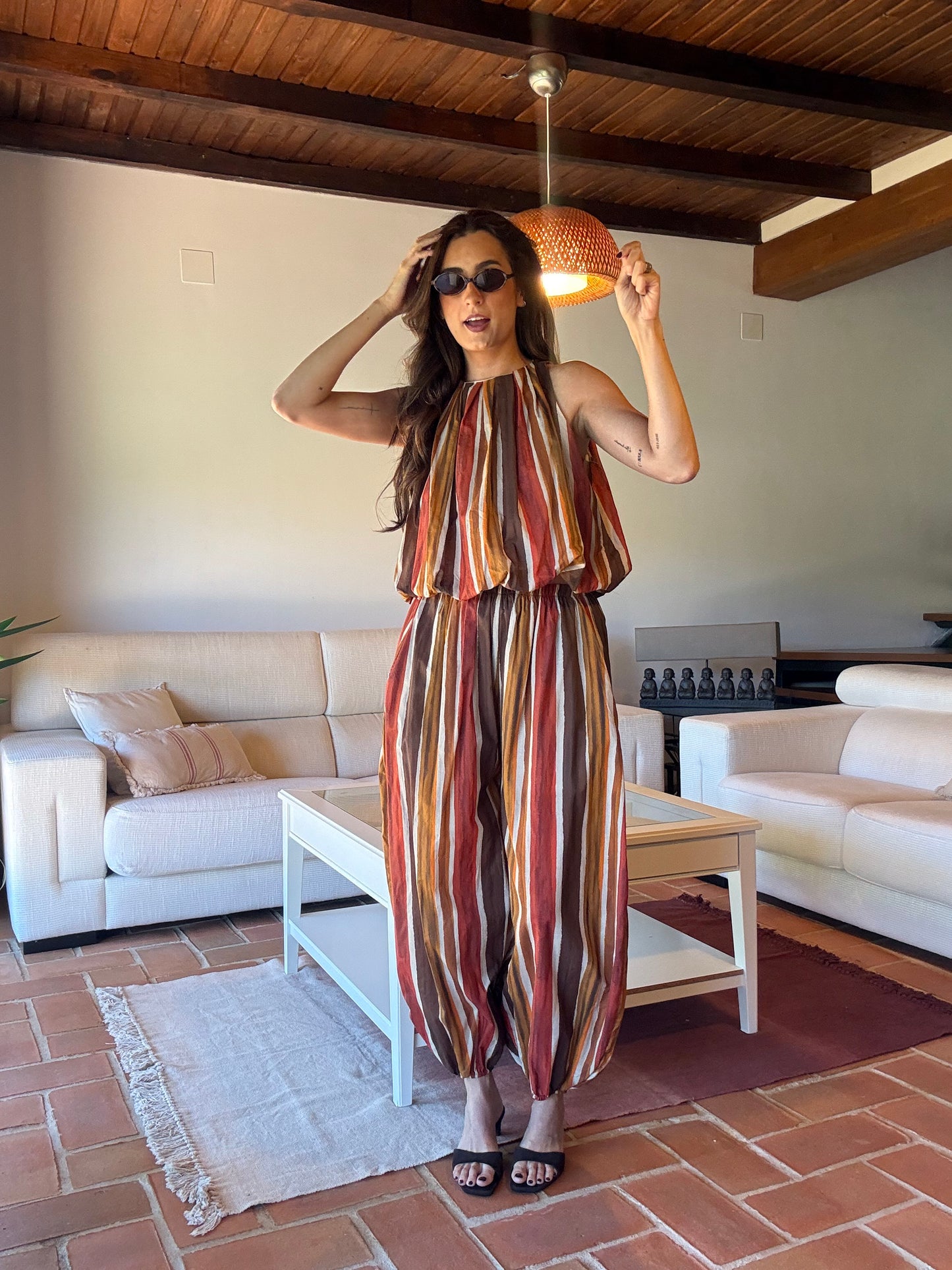TOP HALTER GLOBO