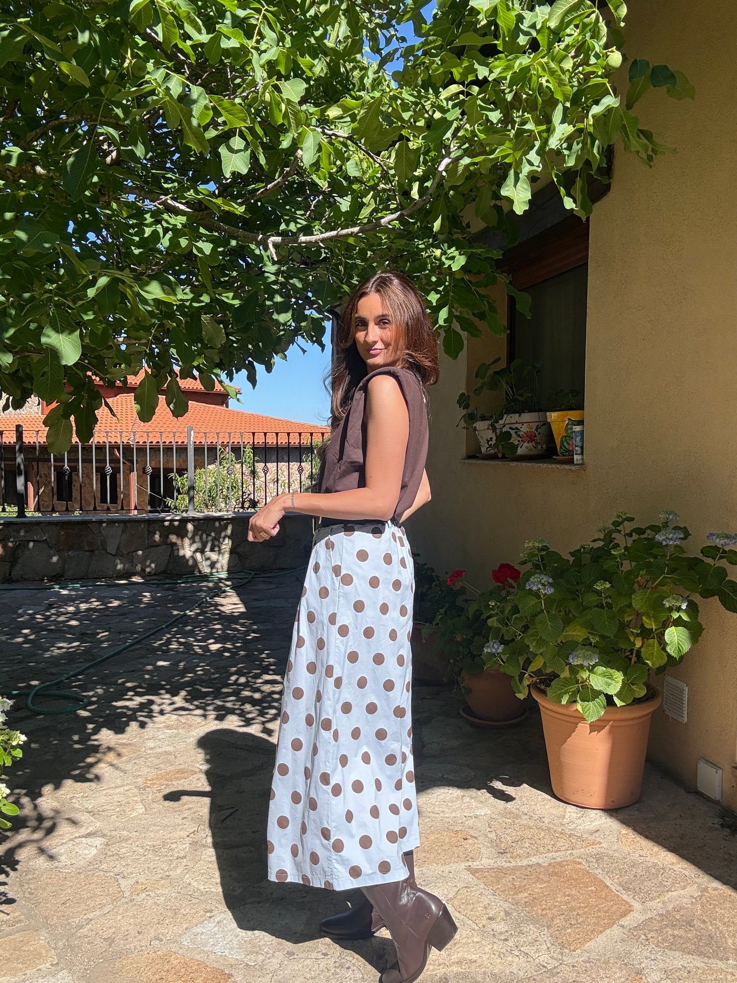 PANTALÓN CULOTTE CINTURÓN