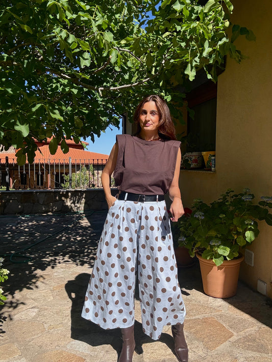 PANTALÓN CULOTTE CINTURÓN