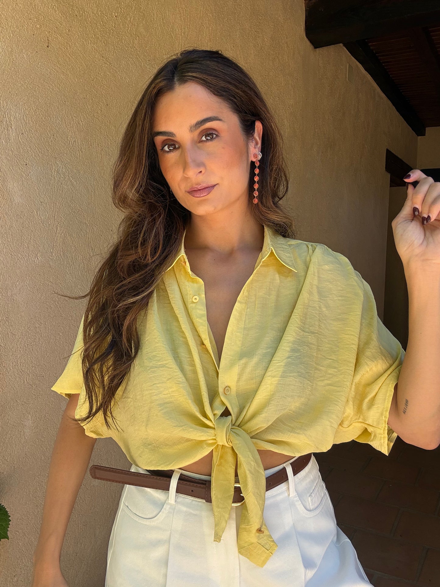 BLUSA CON BOTONES