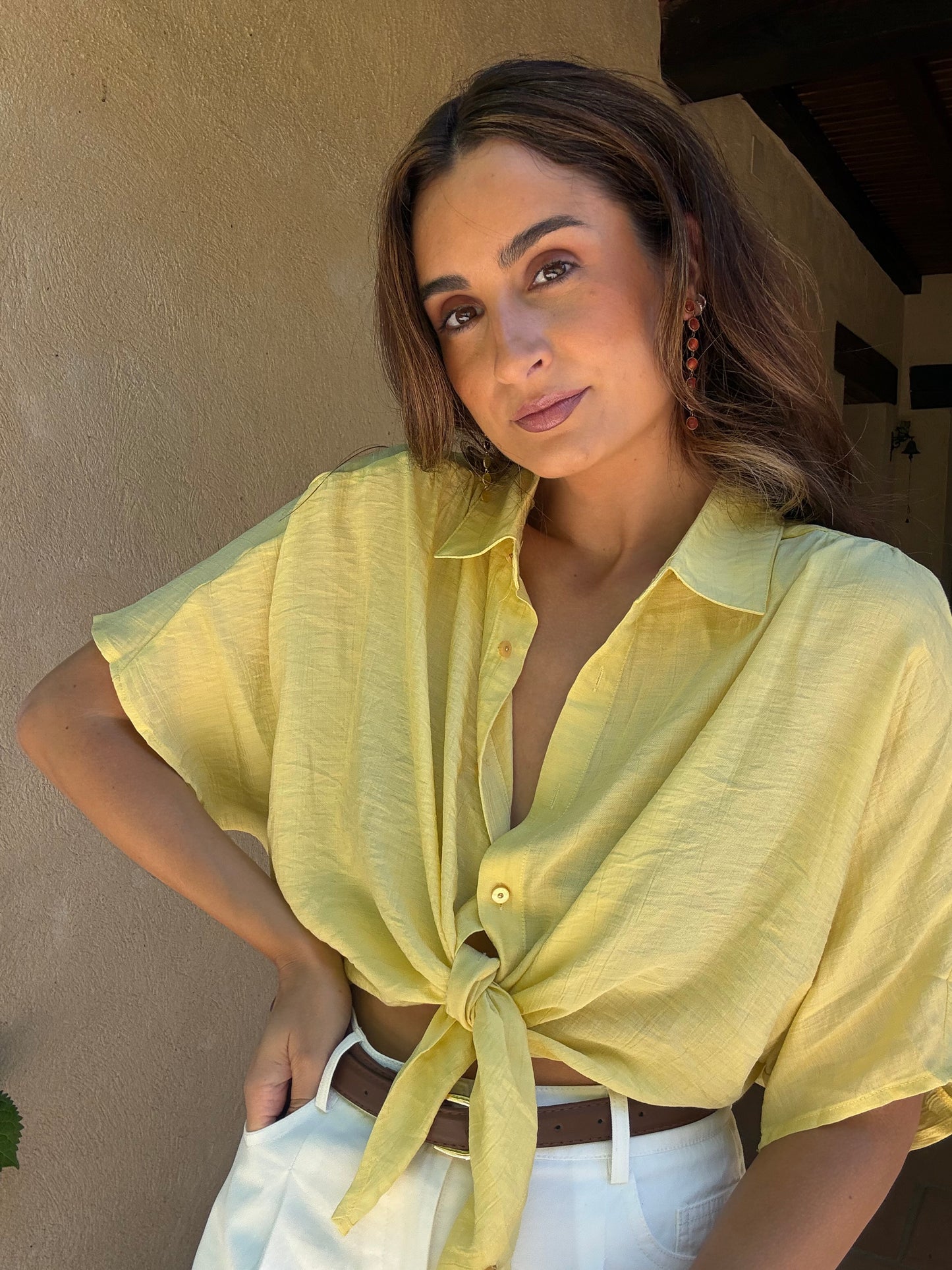 BLUSA CON BOTONES