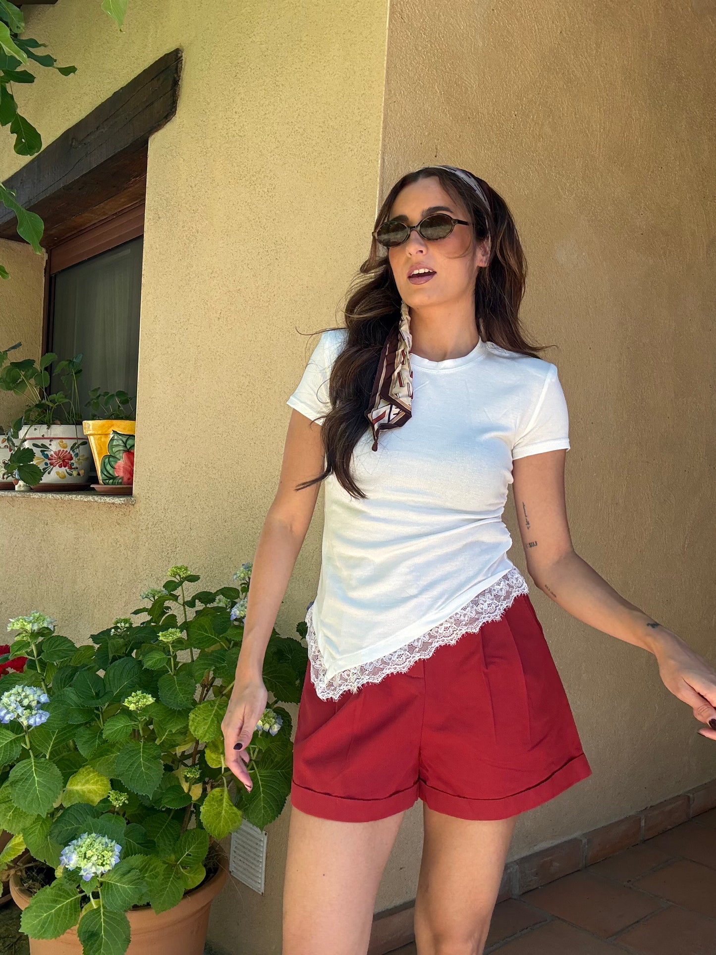 BERMUDA PINZAS CINTURÓN
