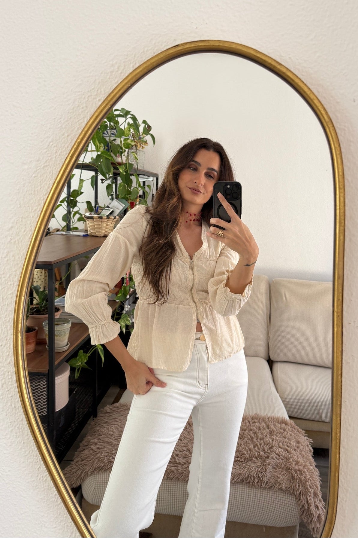 BLUSA CON CREMALLERA