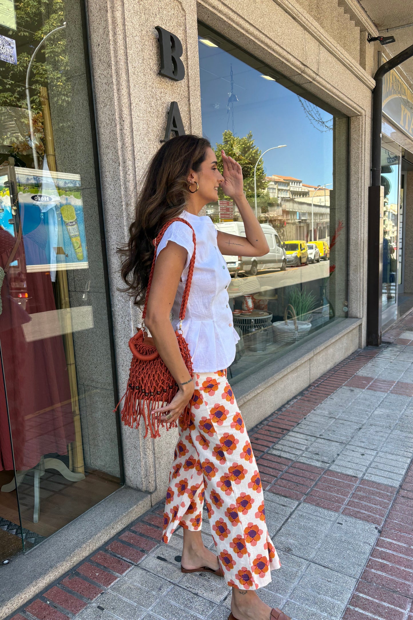PANTALÓN ESTAMPADO FLORES