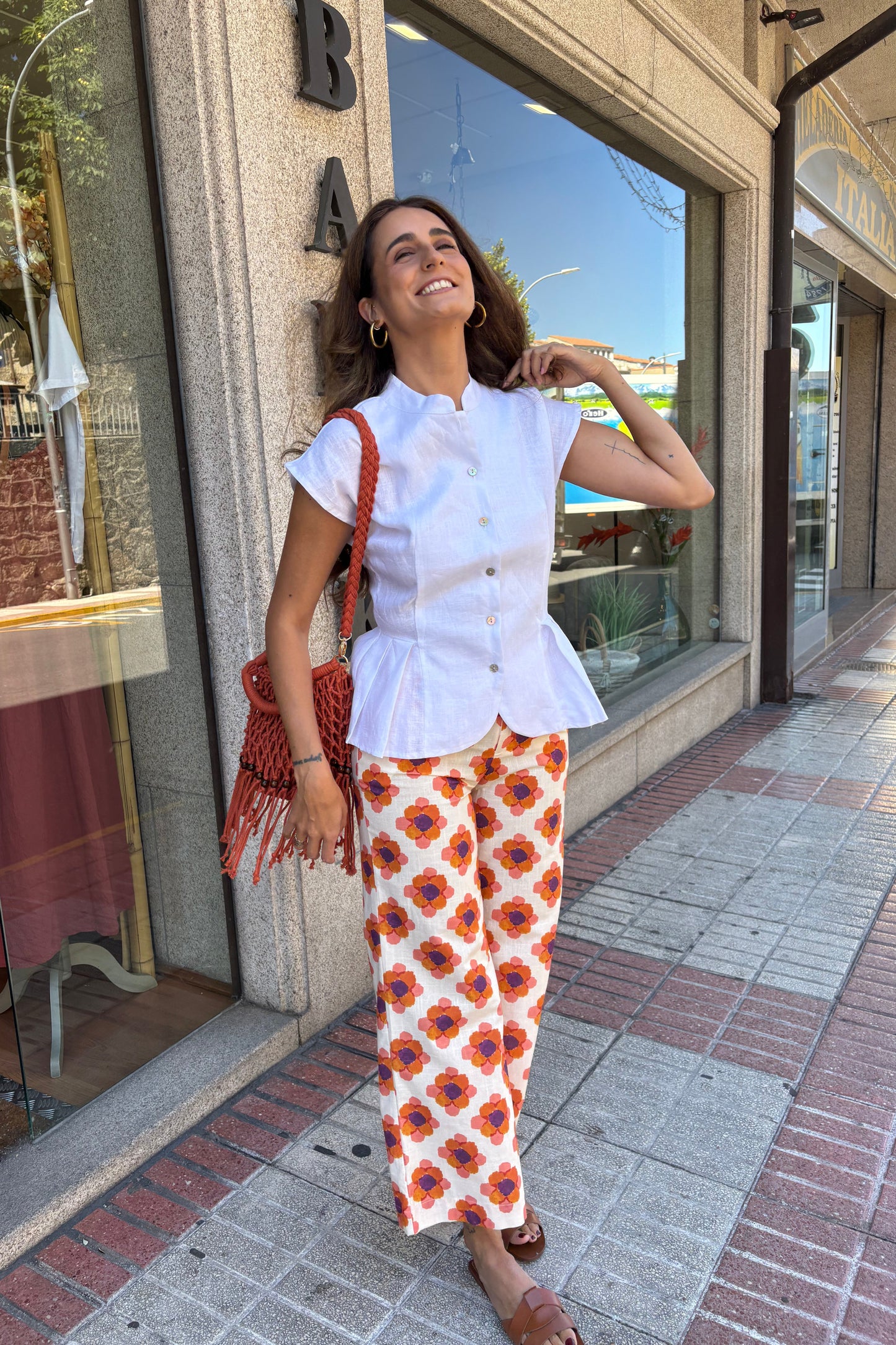 PANTALÓN ESTAMPADO FLORES