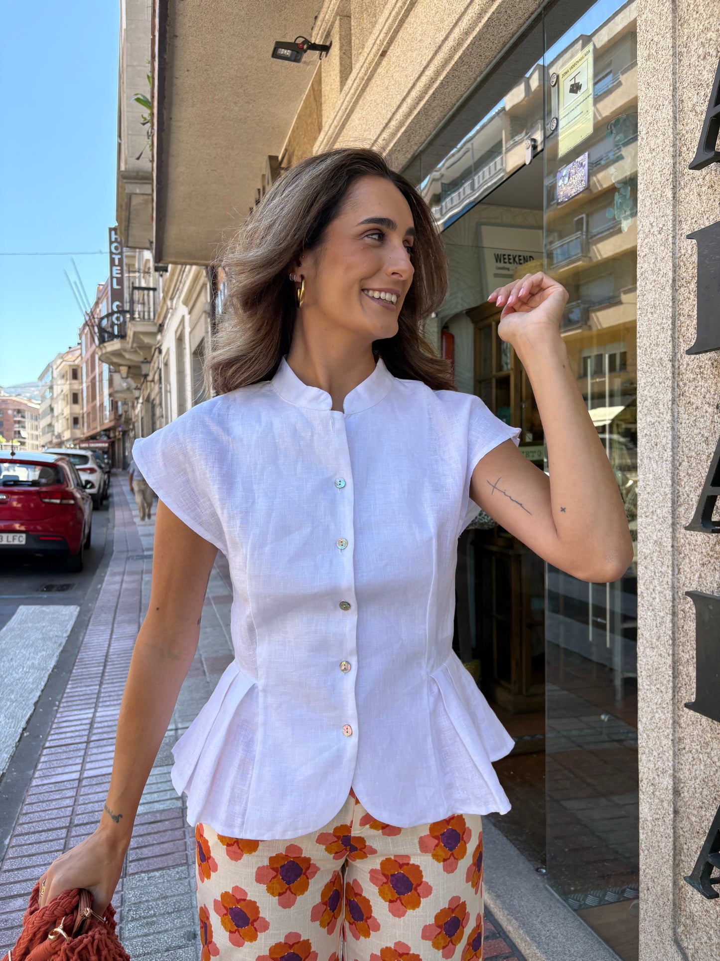CAMISA BLANCA LINO