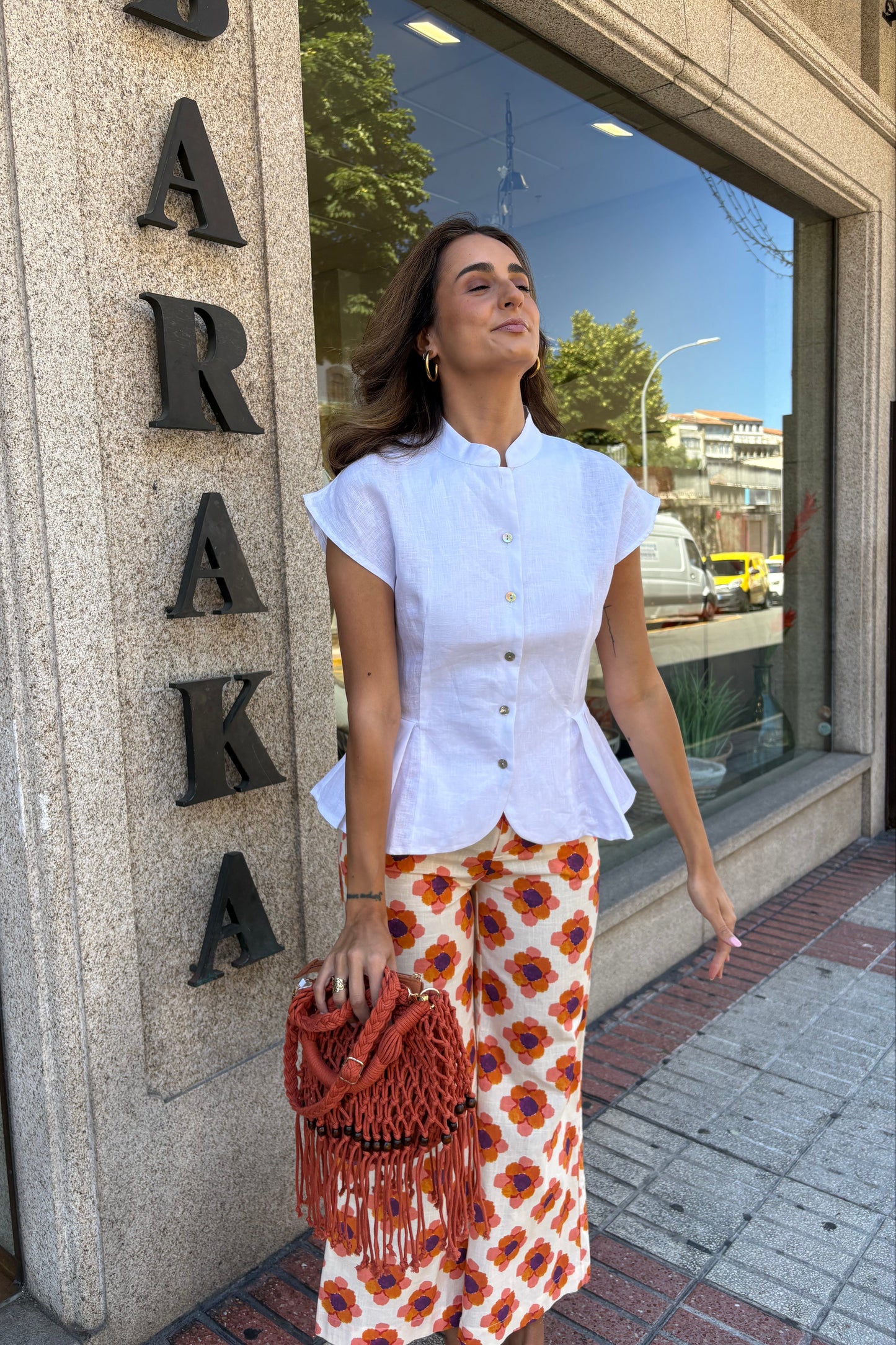 PANTALÓN ESTAMPADO FLORES