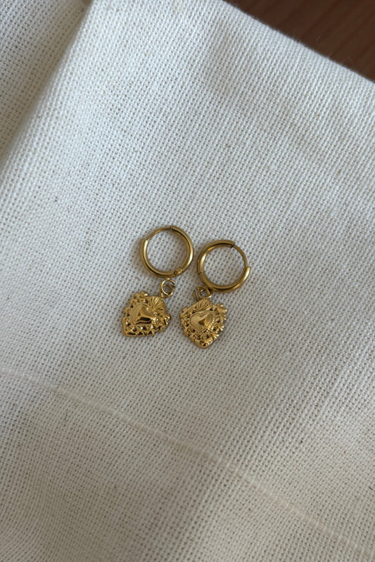 PENDIENTES COLGANTE CORAZÓN