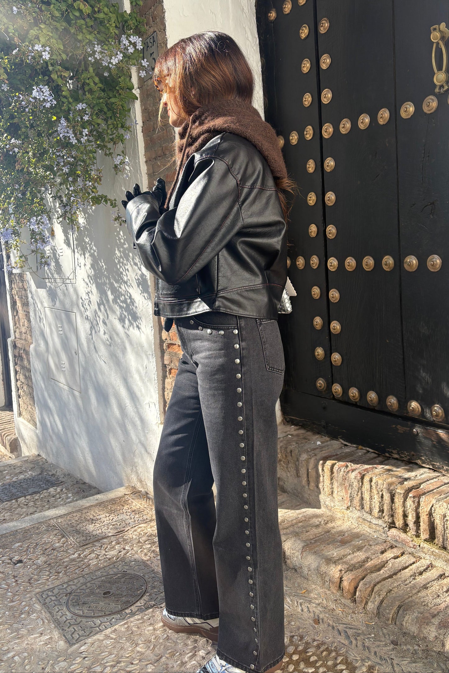 PANTALONES TACHAS NEGRO