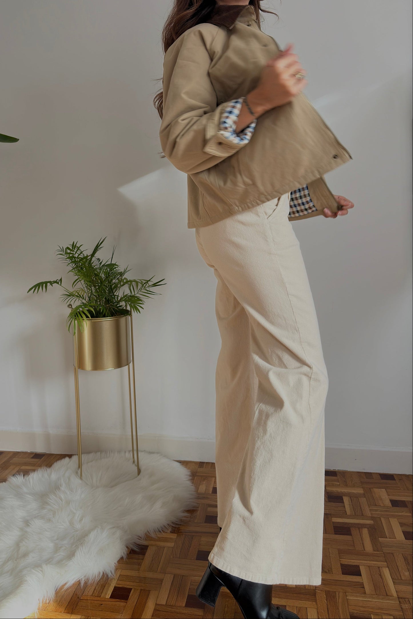 PANTALÓN PANA FLARE